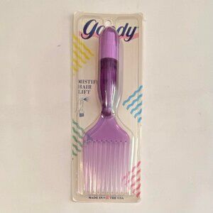 Vintage 1980s Purple Goody Mistifier Hairspray Hair Lift Pick - Old Store Stock